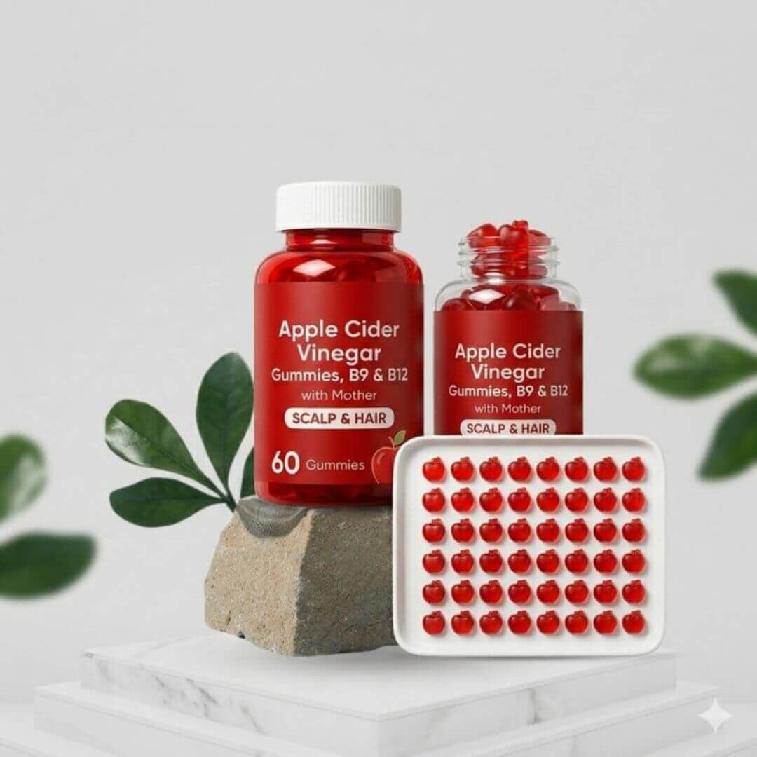 Apple Cider Vinegar Gummies – Natural Weight Loss & Detox (60 Gummies Bottle)